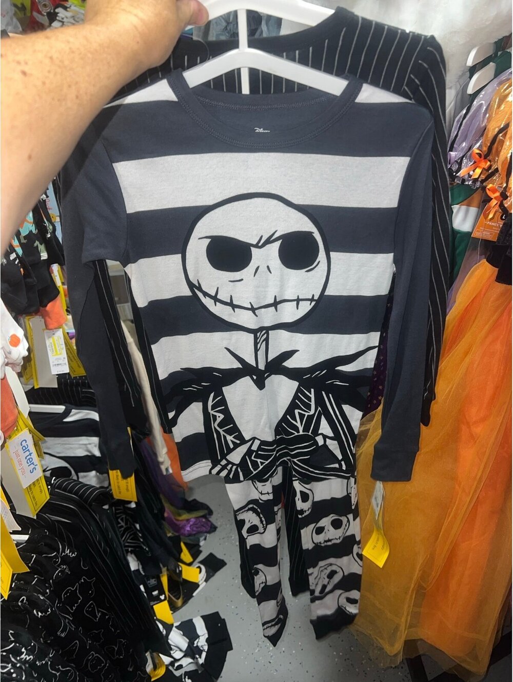 Kids Jack Skellington Pajamas double pack size L 10/12